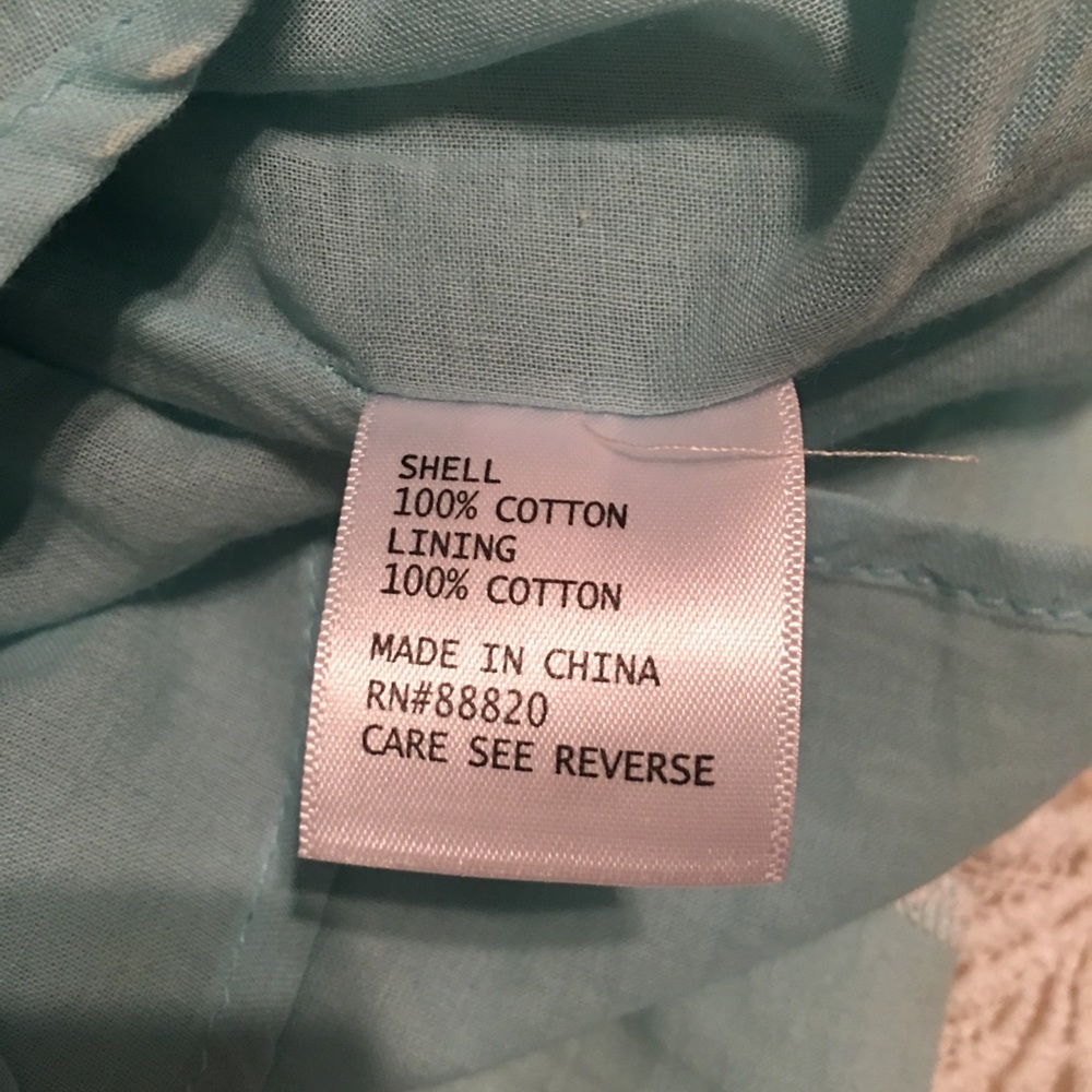 CYNTHIA ROWLEY TIFFANY BLUE LACE TOP - Picture 8 of 9